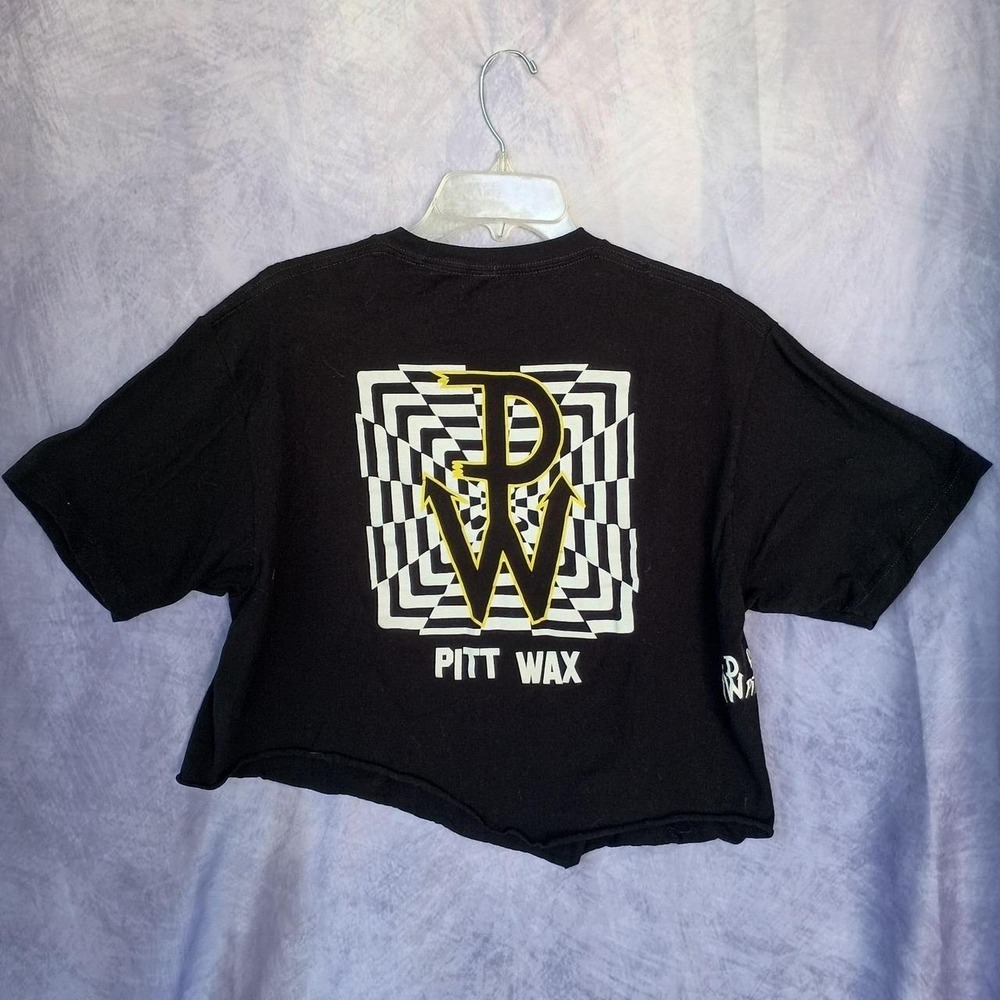 Pitt Wax Get Pitted Cropped Graphic T-Shirt